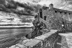 Un Bianco e Nero del Castello di Camogli (Liguria)
