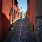 Red wall walking Red wall walking