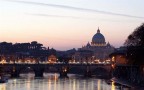 tevere tramonto