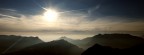 Panorama verso Sud dal Monte Campomolon, dicembre 2015