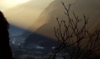 Lungo la salita Grigno-Passo Brocon, dicembre 2015