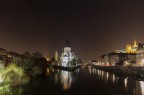Metz - il fiume moselle e il tempio Pagano