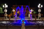 Pentax K30 - Vasca con fontana luminosa nella Piazza Prato della Valle di padova