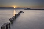 Tipica alba nella costa romagnola.
