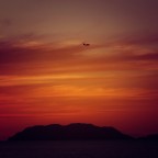 Sorvolo e Vulcano al tramonto Sorvolo e Vulcano al tramonto