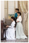 Tableau vivant: il canto dello stornello (Silvestro Lega) Tableau vivant: il canto dello stornello (Silvestro Lega)