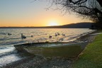 Tramonto sul lago
