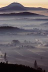 Panorama da Nanto (VI), verso i Colli Euganei. Dicembre 2016