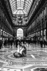 Arch and woman. Arch and woman.