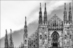 Nubi sul Duomo di Milano Nubi sul Duomo di Milano
