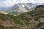 La strada del Col du Galibier La strada del Col du Galibier