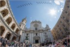 Loreto (AN) - Festa della nativit di Maria - 8 settembre 2017
Tradizionale sorvolo della Basilica da parte dei velivoli dell'Aeronautica Militare, di cui la Madonna di Loreto  patrona.
(fusione di 22 scatti)