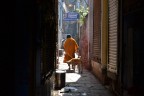 woman in a alley woman in a alley