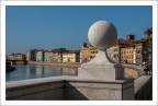 Lungarno Pacinotti angolo Ponte di Mezzo, Pisa.