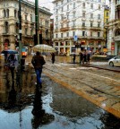 Sotto la pioggia. Sotto la pioggia.