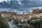 Sorano nella tempesta Sorano nella tempesta