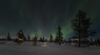Aurora sul Pallastunturi (ultimo scorcio)