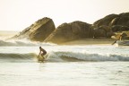 Surfing Alaia