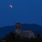 Falce di Luna in eclissi Falce di Luna in eclissi