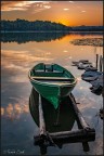 sunset and boats in pusiano sunset and boats in pusiano