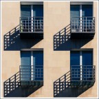 quattro balconi con la loro ombra quattro balconi con la loro ombra