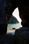 Ecco cosa apparve alla mia vista dopo aver attraversato una grotta che mi dava accesso ad una spiaggetta privata in Calabria (provincia di Cosenza).