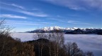 Il monte Bisalta visto da monte Croce.a valle, giusto un po di nebbia!!!