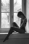 Alla finestra, in un giorno di pioggia