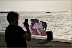 Kiss in sunset
