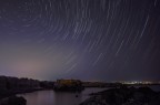 Startrail , ognina Siracusa