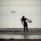 Girl and UFO