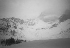 Fotografia analogica scattata durante un'escursione invernale a Gressan loc. Pila (AO)
