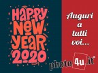 Auguri Buon Anno 2020 da photo4u.it