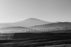 Il Monte Amiata dalla Val d'Orcia