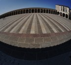 piazzale antistante alla Basilica di S.Francesco D'Assisi fatta con un fisheye
7.5mm F3.5 su microquattroterzi-