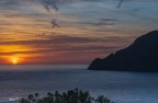 Tramonto sul mar Ligure. visto da Vernazza.