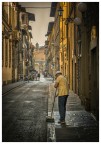 mattina d'agosto in via dei Servi mattina d'agosto in via dei Servi