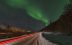 Aurora on the road Aurora on the road