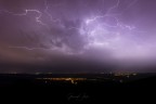 Notte elettrica nel sud Sardegna