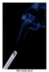 Blue smoke spiral Blue smoke spiral