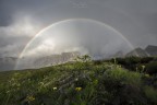 Arcobaleno al passo Giau Arcobaleno al passo Giau
