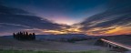 I famosi cipressi della Val d'Orcia visti da una prospettiva un p diversa.
