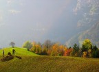 Foto scattata dal terrazzo di casa mia a Spiazzi di Gromo, in Alta Val Seriana (BG).