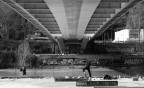 Dall'altra parte del Tevere si fa skate