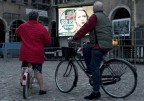 Foto scattata ieri in piazza a Modena...in attesa di sapere i risultati elettorali.