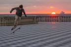 Skate al tramonto Skate al tramonto