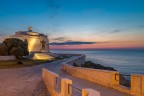 Siracusa. Scorcio del monumento ai caduti in Africa nel corso dell'aurora