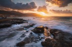 Tramonto a Malia beach Creta Tramonto a Malia beach Creta