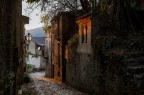 Borgo abbandonato al tramonto Borgo abbandonato al tramonto