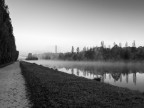 Nebbia sul fiume Mincio